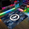 Brighton & Hove Albion Football Design Crystal Velvet Carpet Cozy Non?Slip Printed Rug For Bedroom Living Room Entrance