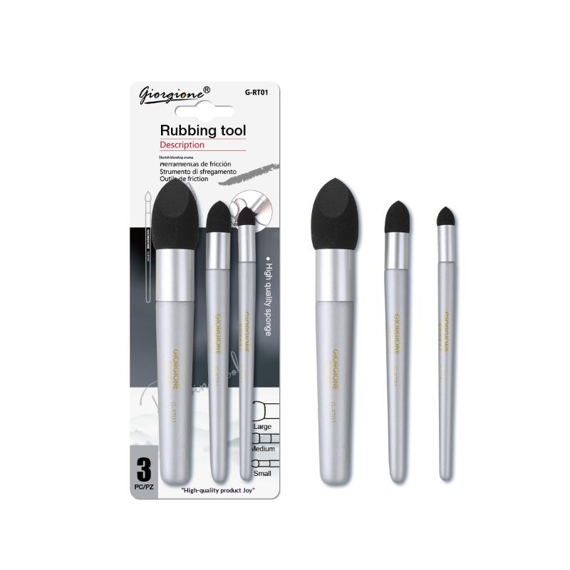 2/3Pcs Artist Blending Pen Washable Sketch Rubbing Sponge Brush Reusable Drawing Art Blenders Correcting Lightening & Highlight