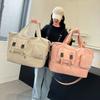 Travel bag expandable large-capacity multi-function shoulder messenger sports fitness bag independent shoe compartment storage maternity bag