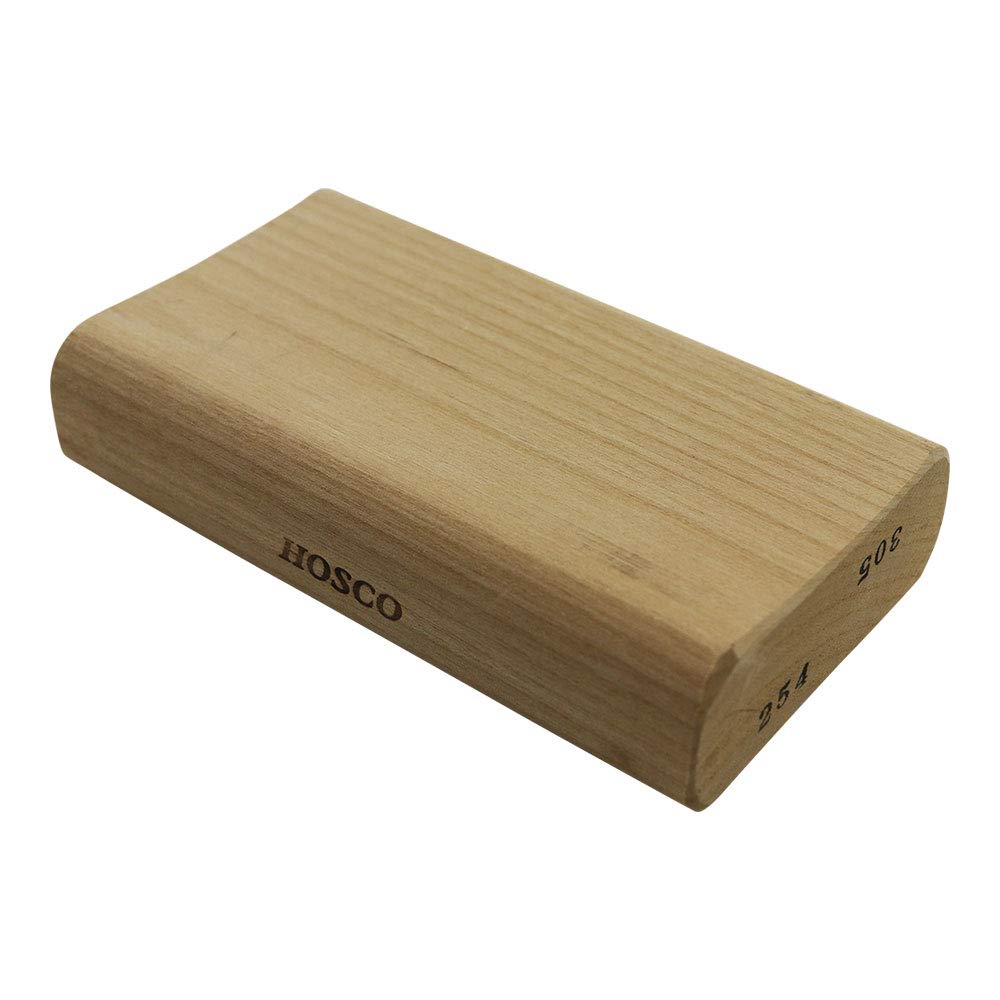 HOSCO Luthiers Tools Wooden Sanding Block, 10" (254R)12" (305R), TWSB-2