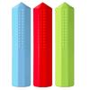 2pcs/set Silicone Teether Pencil Cap Eco-Friendly Pencil Protective Case  Kids Student Supplies