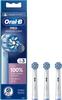 Braun Oral-B Sensitive Clean PRO Replacement Brushes, Soft Ultra-Fine Bristles, 3-Pack, Genuine Packaging, EB60X-3 [Parallel Import]