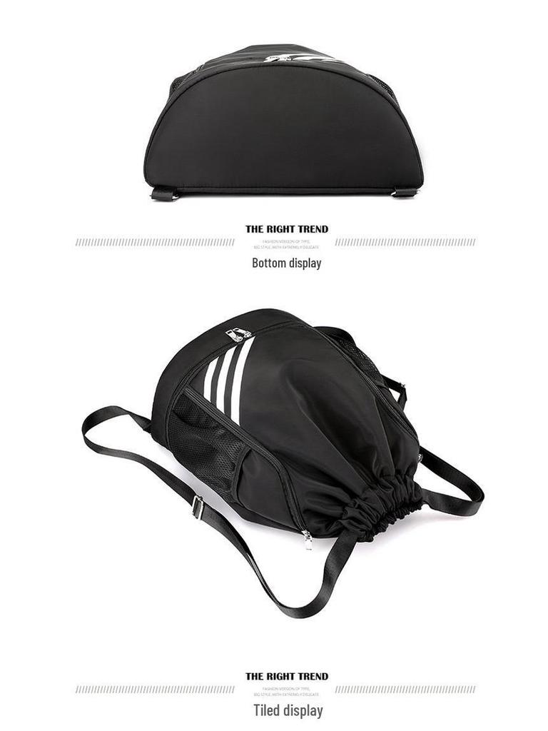 2024 New Drawstring Basketball Bag with Wet/Dry Separation, Large Capacity for Sports, Travel, Outdoor Activities.