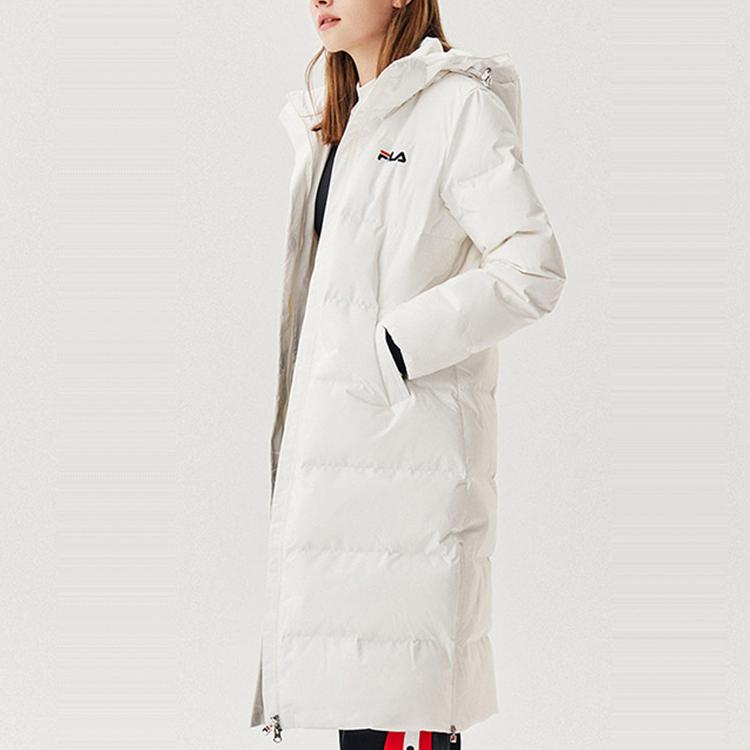 New FILA Down Jacket Winter Unisex White F11W048956F-WT