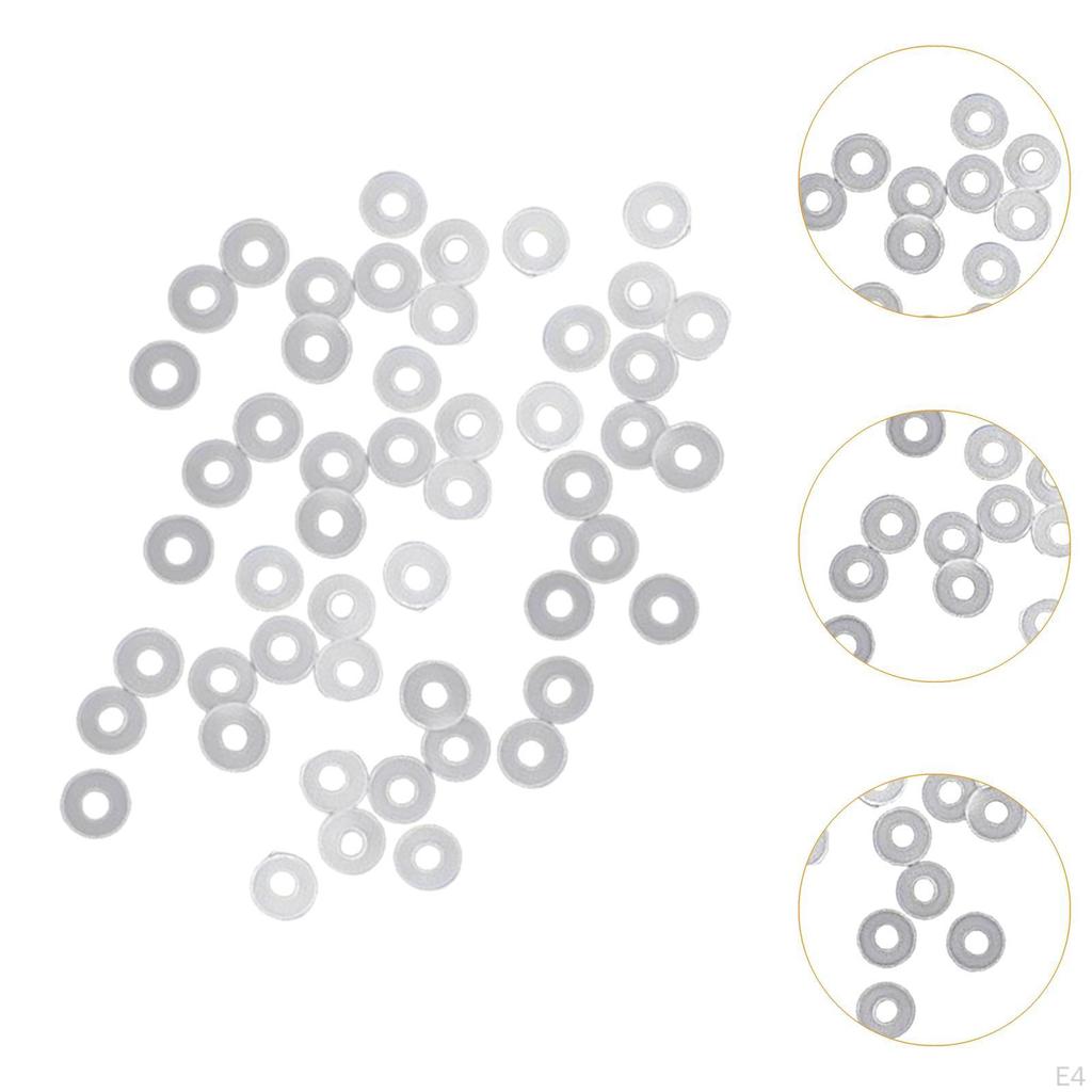 50 Stück Badminton Ösen Ösen Saitenschutz Leichtgewichtige Reparaturzubehör Drahtschutz