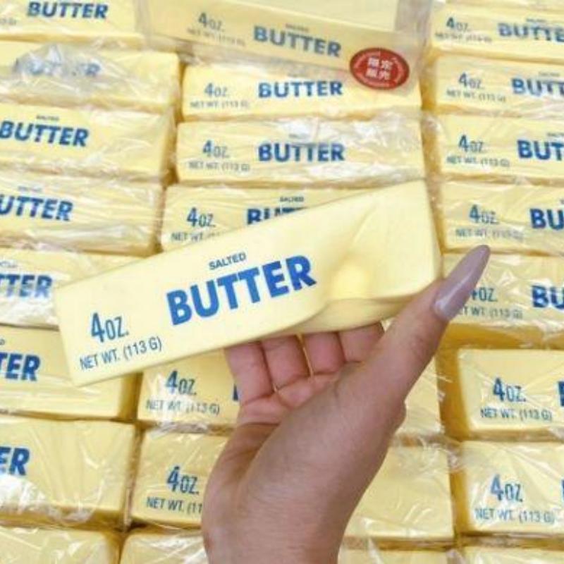 1Pc Butter Squishy Party Favors Super Soft Slow Rising Sticky Butter Sticks Realistic Food Fidget For Festive & Party Supplies