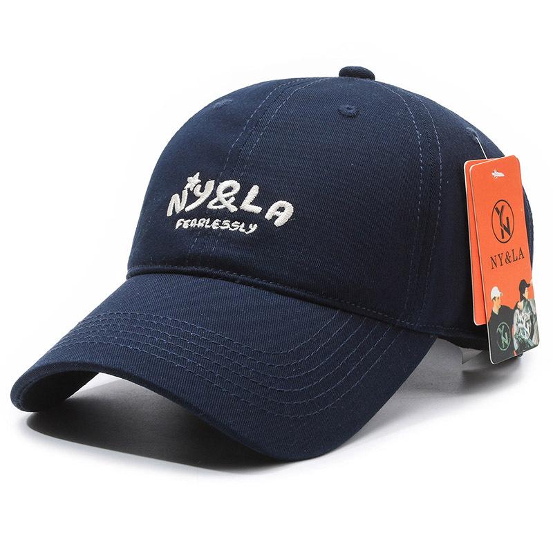New Embroidery Ball Baseball Cap Sports Sunscreen Men's and Women's Sun Hats Breathable Versatile Casual Duck Tongue