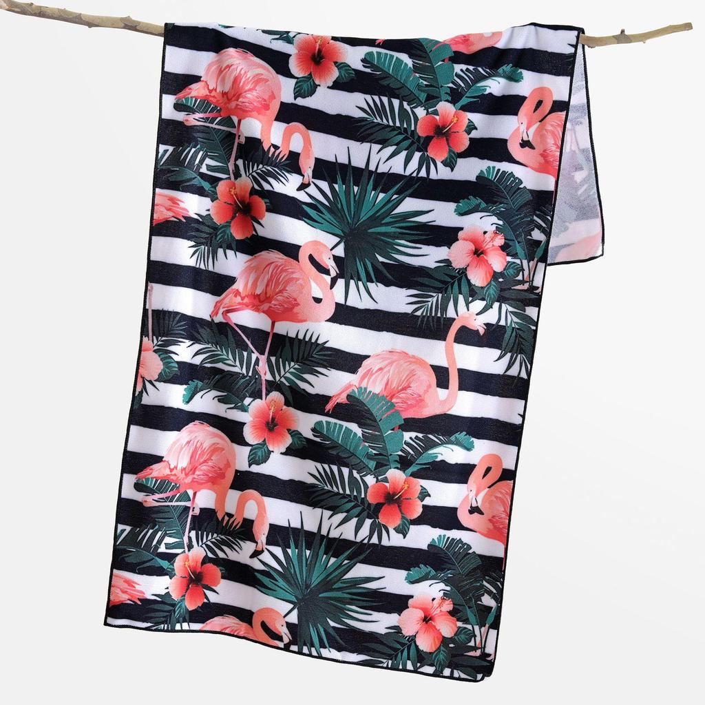 Superfine Fiber Extra-Large Absorbent Beach Towel with Reactive Printing