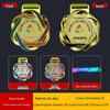 Kindergarten Sports Custom Metal Medals: Gold, Silver, Bronze Honor Plaques for Marathon Competitions.