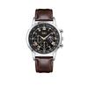 Men'S Watch Platform Watch Men'S Three-Eyed Roman Belt Business Quartz Watch