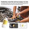 Abnehmbarer Standheizungsfilter, Auto-Standheizungsfilter - Mehrzweck-Abnehmbarer Ansaugfilter -