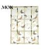 Room Curtain Roman Blind Flower Pattern Elegant Window for Home