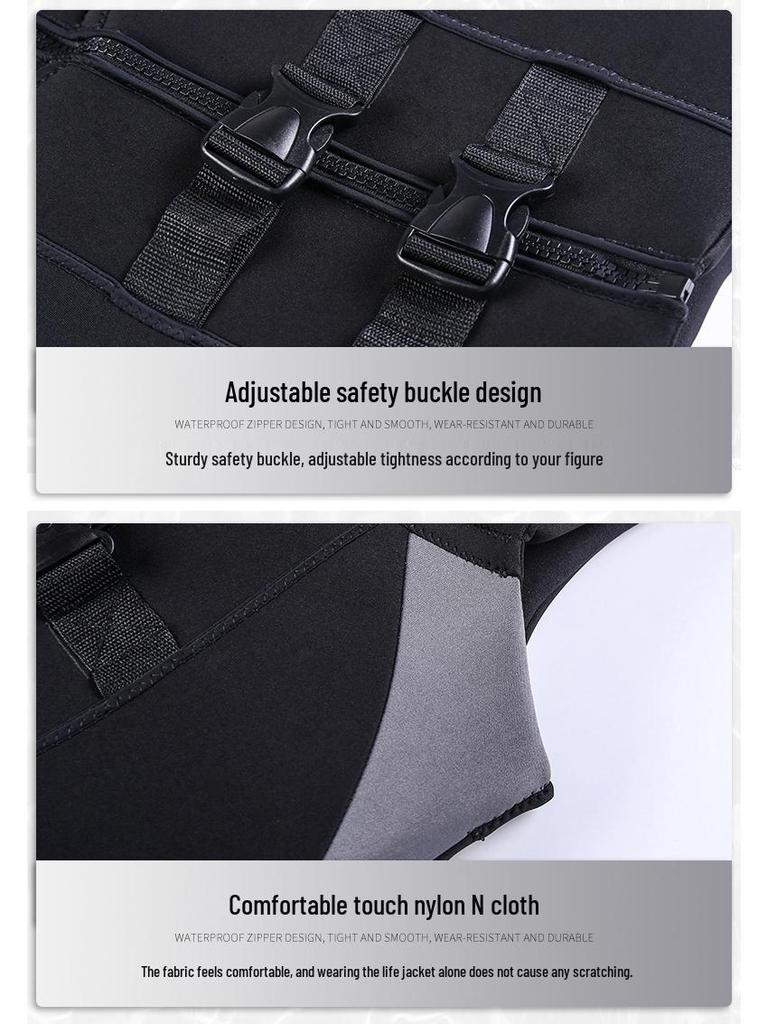 Adult Portable High Buoyancy Life Vest for Rafting and Paddleboarding