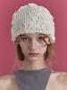 Poejidam Rosa Knit Beanie In Ivory