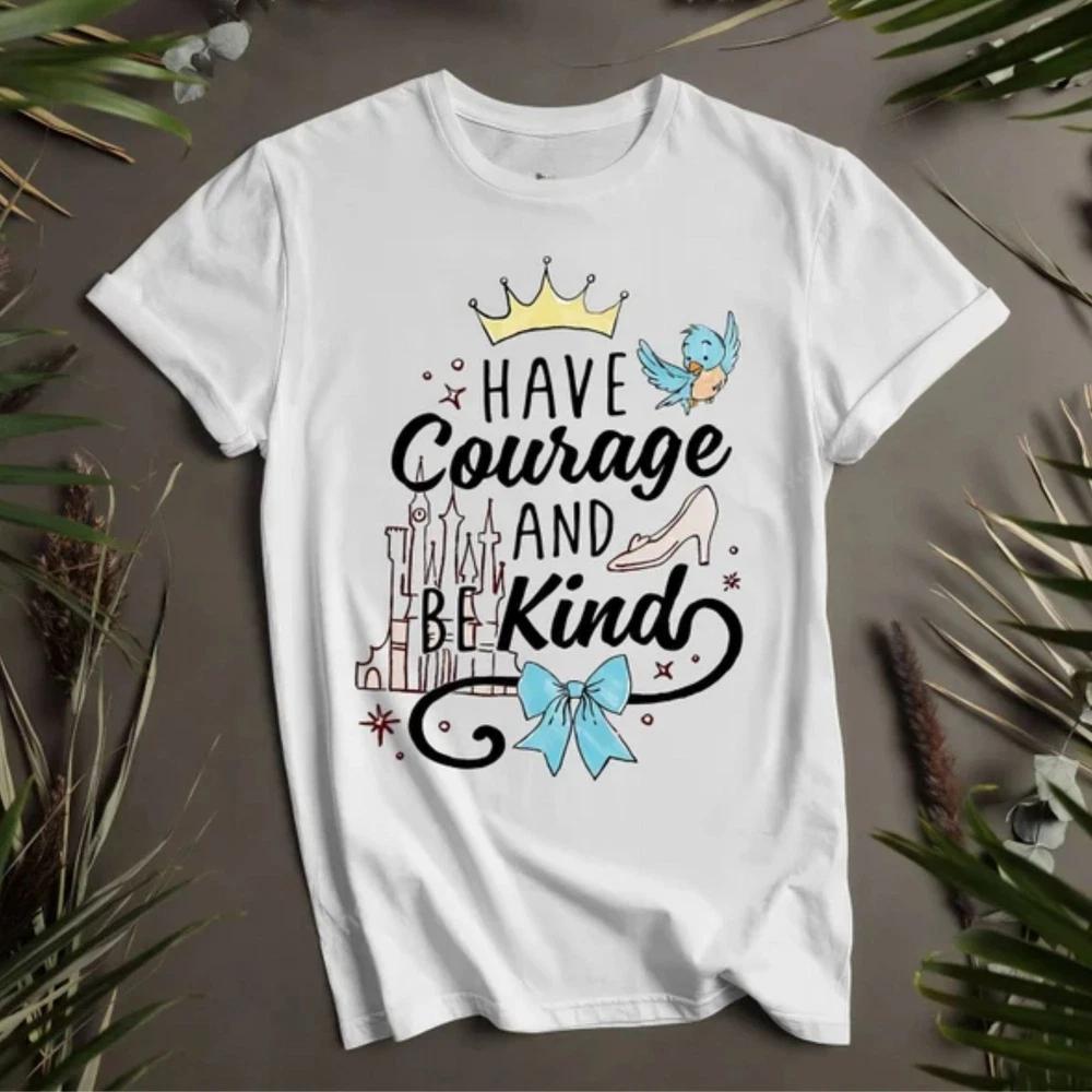Cinderella Cute White T Shirt Gift For Family S