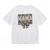 Men's Fashion Soft Breathable Classic T-Shirt Mens Womens Tees Top Mama Camo Bow 100% Cotton Tee