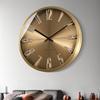 Modern Wall Clock Brass Wall Watch Luxury Elegant Decorative Clocks Minimalist Silent Aesthetic Living Room Watches Home Decor