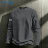 Jeanswest Herr T-shirt med lång ärm, tung ren bomull
