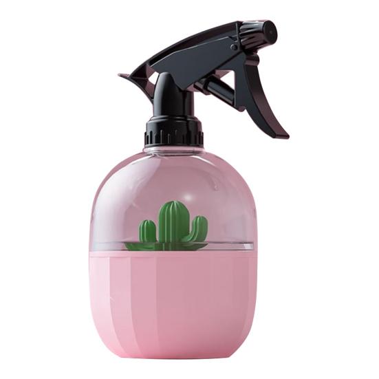 500 ml Sprühflasche, auslaufsicher, großes Fassungsvermögen, tragbar, Gartenbewässerung, Kaktus-Dekor, Gießkanne für Zuhause