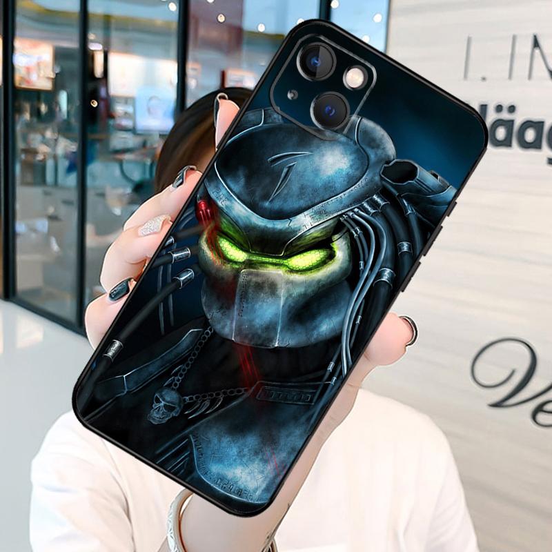 Predator Phone Case On For iPhone 13 12 11 14 15 16 Pro Max Plus XR X XS MAX Soft Back Cover