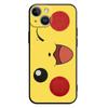 Pouzdro s obličejem Pokémona Pikachu pro iPhone 14 Plus 7 8 6S 11 12 Mini SE 13 Pro Max XR XS X 14Pro 13Mini 14 Luxusní černé pouzdro na telefon