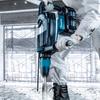 Makita 52mm Rechargeable Hammer Drill 80Vmax Battery and Charger Sold Separately Case Included HR006GZK Blue