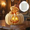 Clown Pumpkin Candle Silicone Mold Funny Character Statue Resin Mould Halloween Gifts Funny Character Clown Gypsum Molds