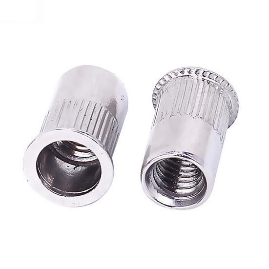 M3-M8 Rivet Nuts Countersunk 50Pcs Corrosion-resistant Head Steel ...