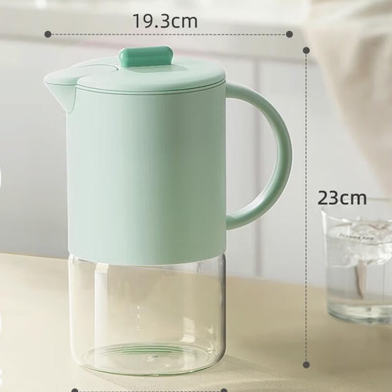ZISIZ Glass Cold Water Pitcher