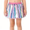 Kids Girl's Gold-Embossed Rainbow Skirt Performance Skirt
