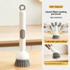 Long Handle Plus Liquid Rotating Pot Brush, Special Pot Washing Brush for Kitchen, Non-staining Oil and Non-hurting Pot, Multi-functional Cleaning
