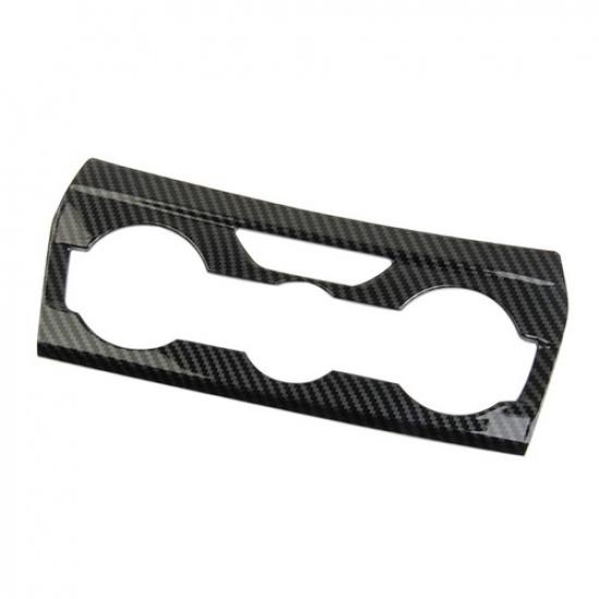 Carbon Fiber Style Central Control A/C Panel Cover Tirm For Subaru Crosstrek/XV