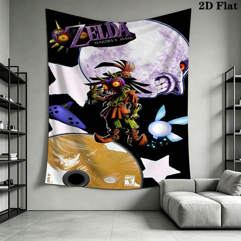Legend of Zelda Wall Hanging Printed Fabric Blanket Decorative Tapestries for Bedroom Living Room Home Decor