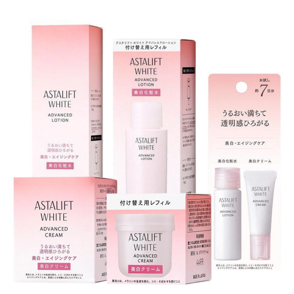 Fujifilm Astalift White Advanced Lotion 130ml  Advanced Lotion Refill 130ml  Advanced Cream 30g  Advanced Cream Refil