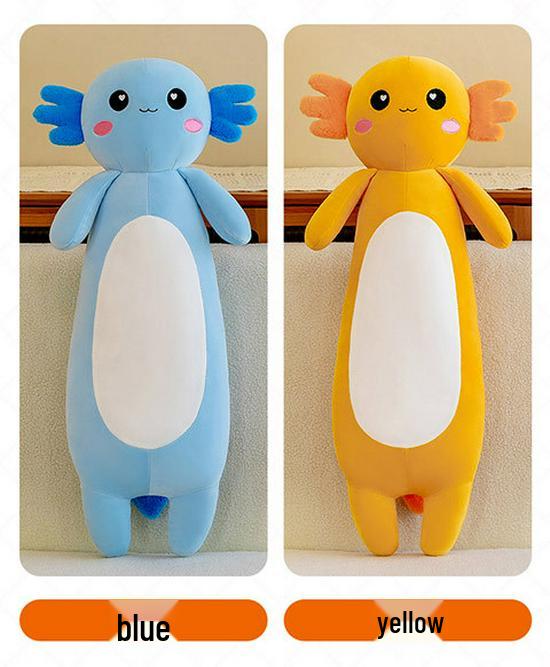 Four-Color Salamander Plush Pillow - Cute Long Doll
