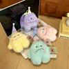 Adorable Monster Plush Toy Keychain Set - Cartoon Doll Backpack Charm