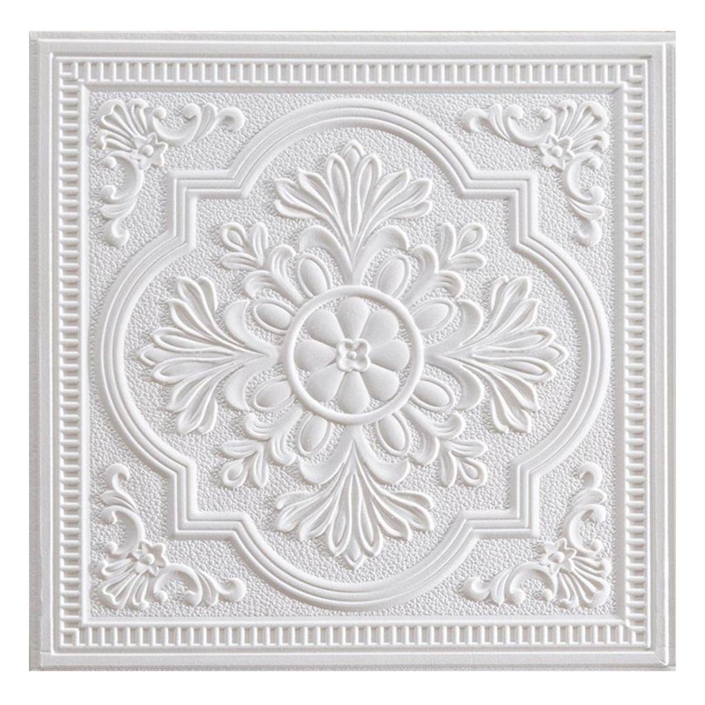 1PC 3D Tile Stone Brick Wall Sticker Soft Foam Panels