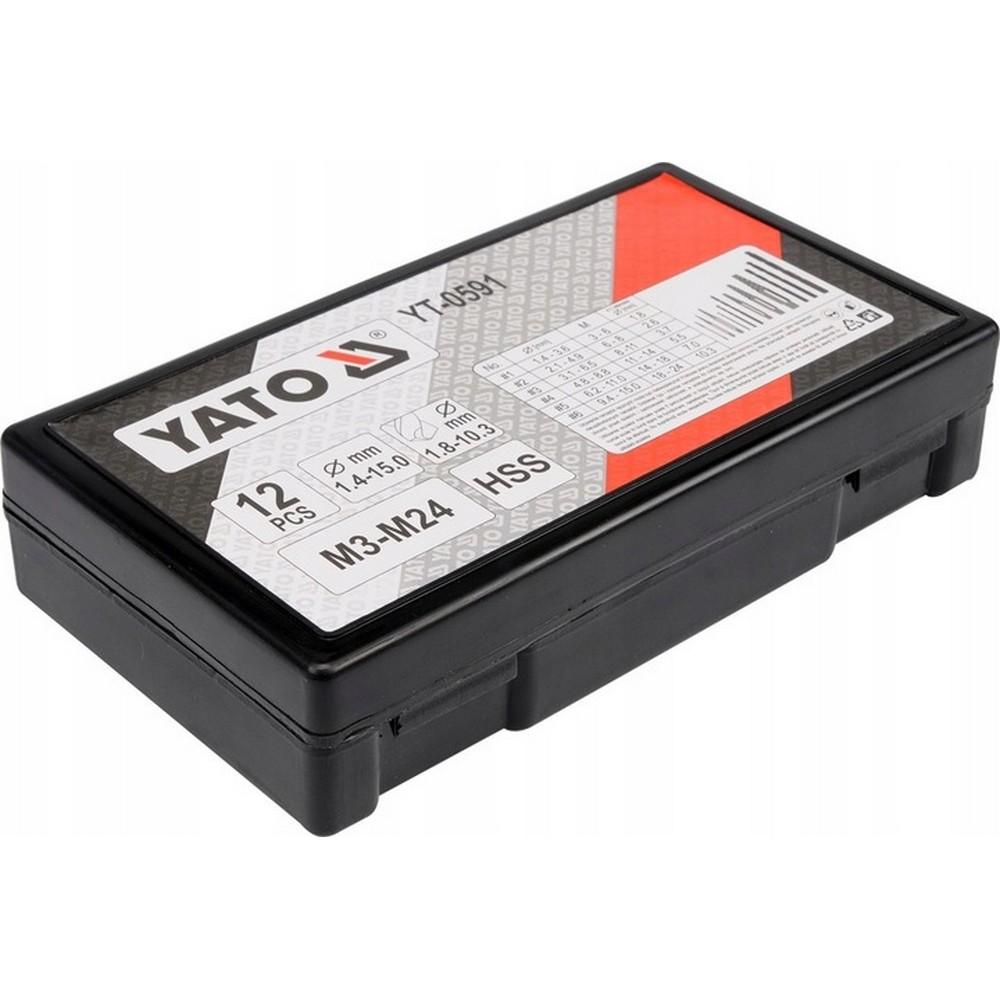 Yato Steel HSS Drill Bit Set (Pack of 12)