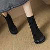 Krazing Pot Flock Autumn Winter Shoes Low Heels Size 43 Stretch Boots Back Preppy Style Street Wear Elastic Ankle Boots