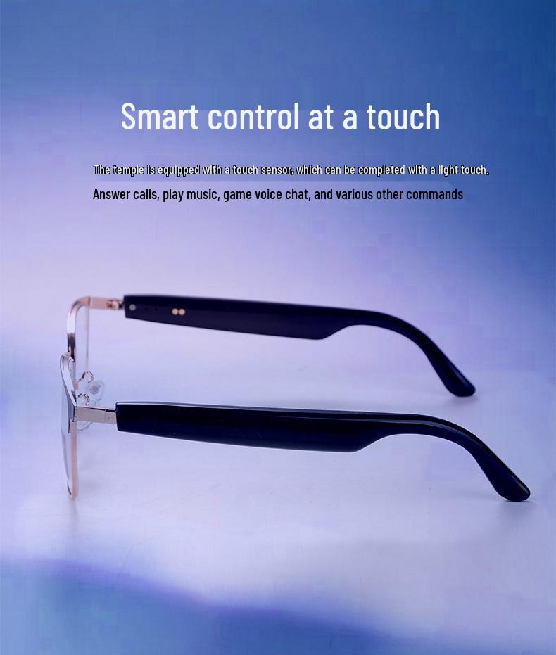 Bluetooth Smart Glasses: Pure Sound, Clear Calls, Music, Navigation, Long Battery Life, AI Enhanced