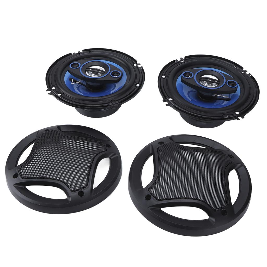 2PCS 6.5in Car Speaker Full Range 90DB 500W High Efficiency Loudspeaker Audio Sound System