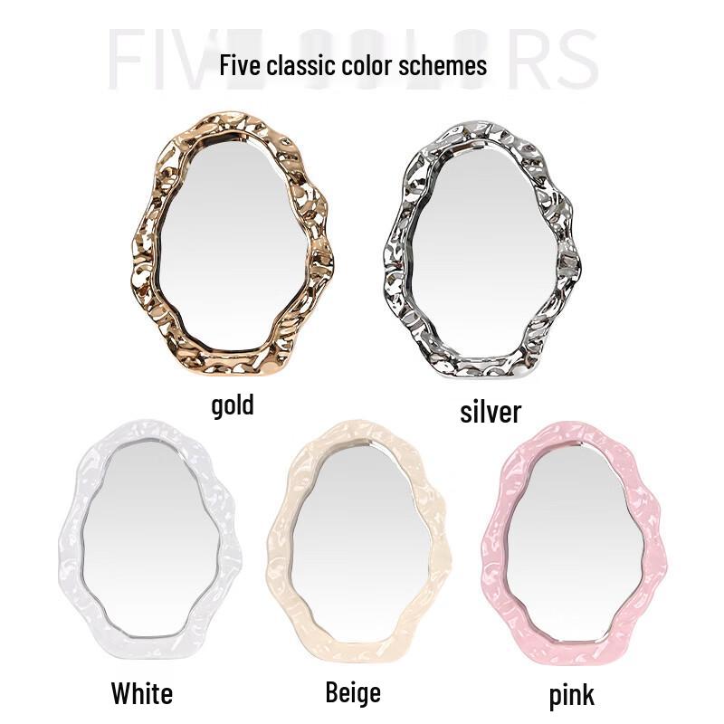 Oeny Cloud Ripple Portable Desktop Makeup Mirror