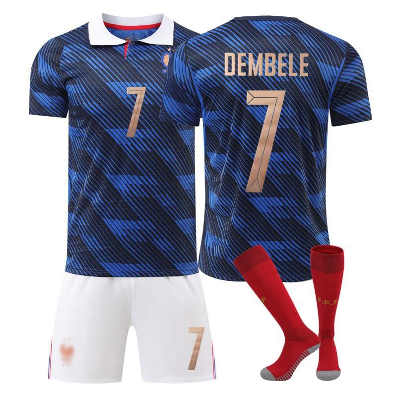 Football Uniform Set World Cup Team Jersey No. 10 Mbappe Training Factory