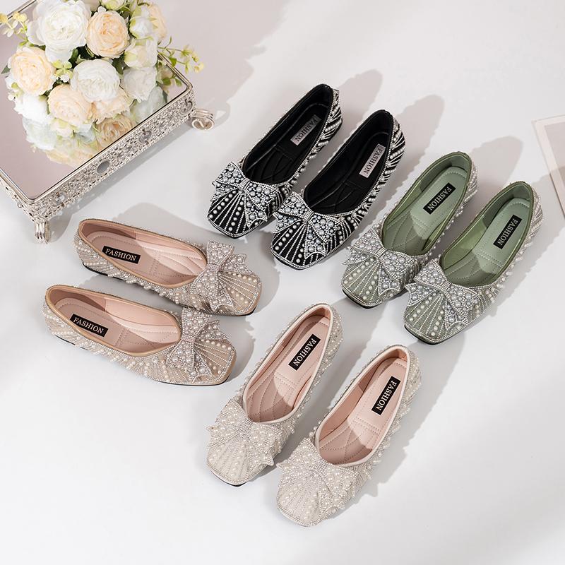 Fashion 2024 New Anti-slip Comfortable Ballet Flats Shoes Women Casual Designer Slip on Shallow Lightweight Loafers Zapatos De Mujer