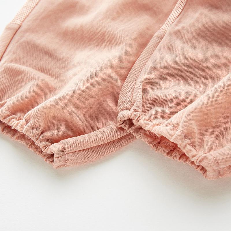 Rabbi Children's Mesh Splicing Waist Pants Thin 25 Summer New Style Men's and Women's Casual Pants Sports Elastic Pants