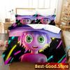 3D The Midnight Gospel Parallel Bars Bedding Set Printed With Pillowcase Bed Duvet Cover Soft Queen King Size Bedclothes Home
