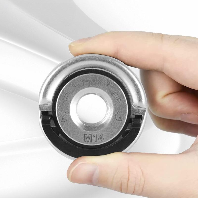 Angle Grinder Accessories M10/M14 Quick Installation Pressure Plate Chuck Thread Nut Clamping Nut Self-locking Pressure Plate
