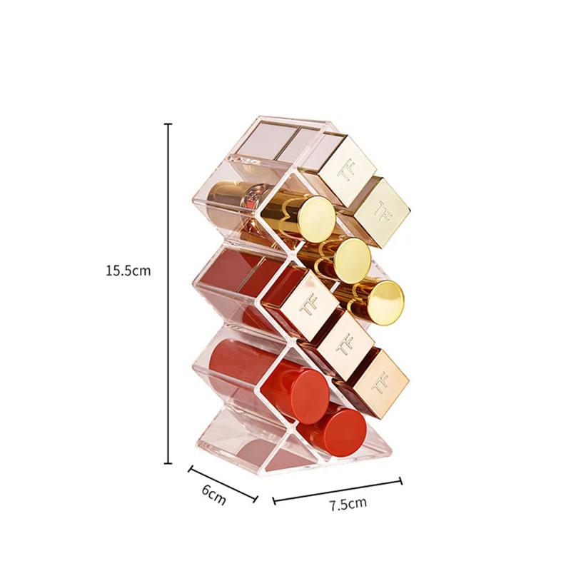 40 Grid 24 Grid Lipstick Stand Case Makeup Organizer Storage Box Lipstick Display Stand Holder Cosmetic Jewelry Organizer Box