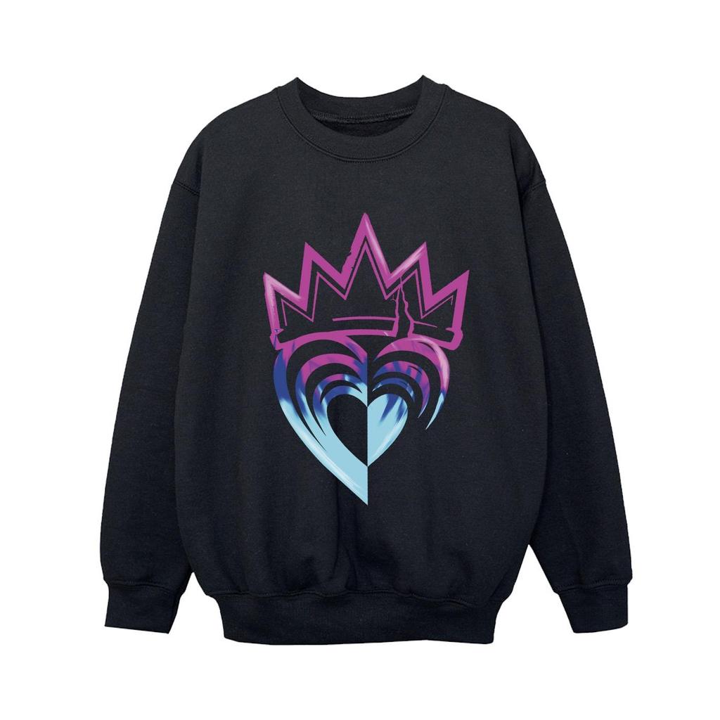 Disney Boys Descendants Pink Crown Sweatshirt
