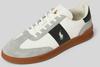 Кроссовки Polo Ralph Lauren Heritage Area из натуральной кожи бело-серого цвета 809956119002